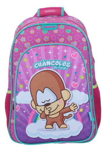 Mochila Grande Changolo Primaria Chenson Escolar Luz Cl64963-p