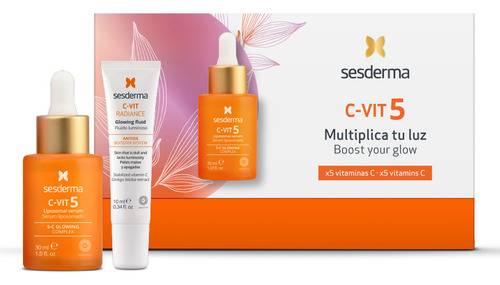 Sesderma Kit C Vit 5 Serum Facial + C Vit Contorno De Ojos