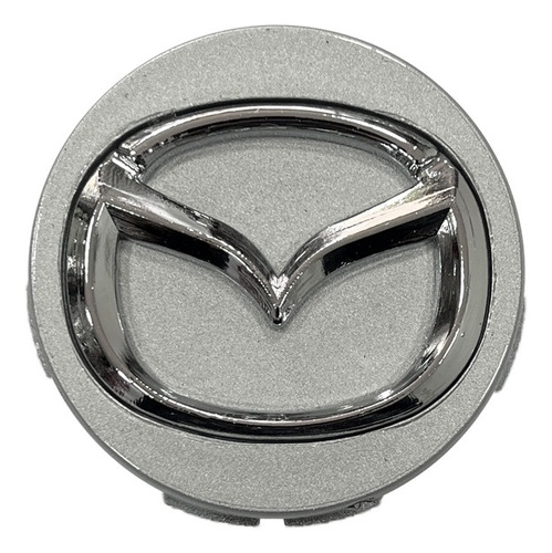 Tapa Rin Mazda 3 / 6 Gris Con Logo Cromado