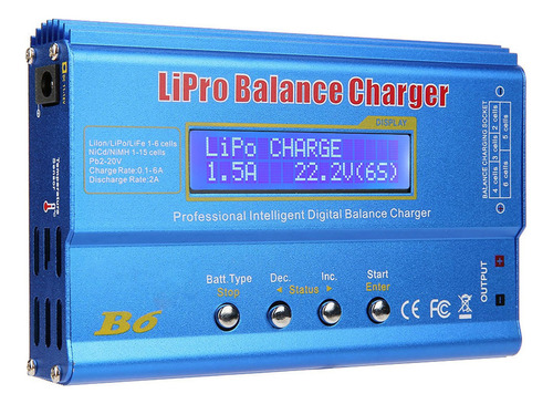 80w 6a Lipo Batería Equilibrio Del Cargador De Descargador P