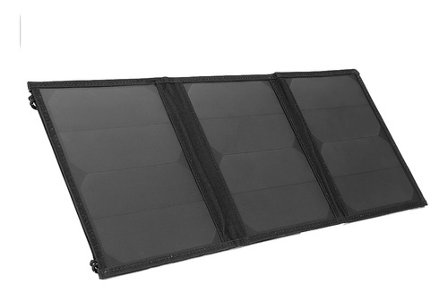 Banco De Energía Móvil Usb Plegable Con Panel Solar Portátil