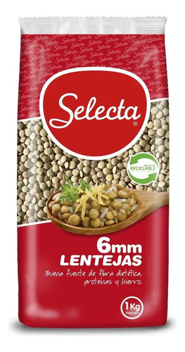 Lentejas 6 Mm Selecta 1 Kg