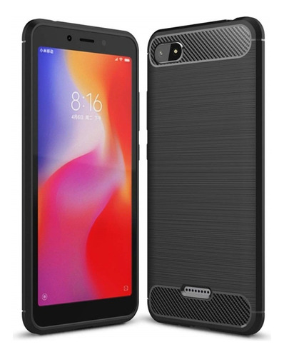 Funda Fibra Carbono Compatible Con Xiaomi Redmi 6a