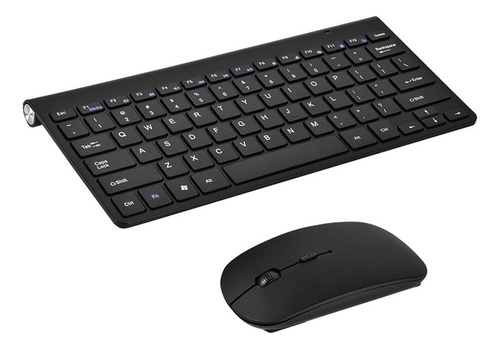 Kit Delgado De Teclado Y Mouse Inalámbricos De 2 4 Ghz Para