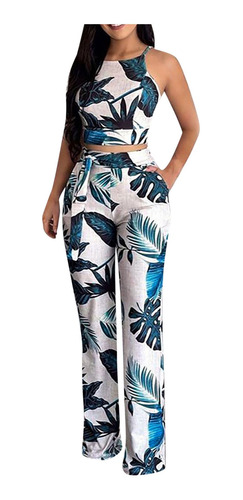 Conjunto De Pantalones Cortos De Verano Con Estampado Sin Ma