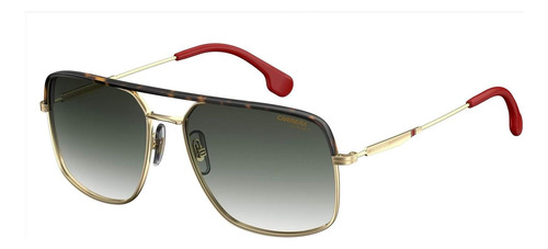 Gafas De Sol Cuadradas Carrera 60m Doradas Y Verdes Para Y