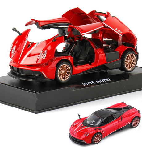 Pagani Huayra Miniatura Metal Coche Adornos Coleccionables