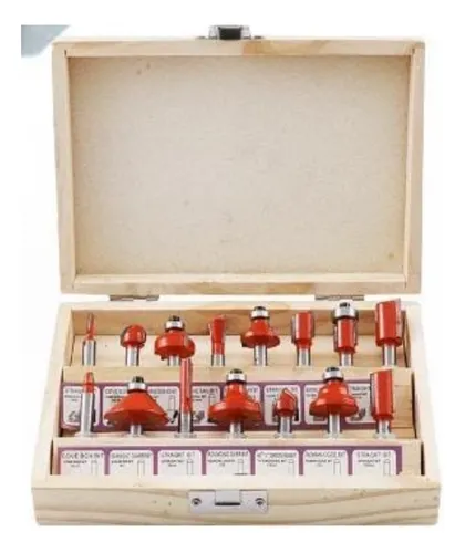 Juego De Fresas Ruteadora Rebordeadora 15 Piezas
