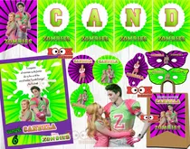 Comprar Kit Imprimible Candy Zombies Disney 100% Editable Powerpoint