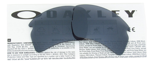 Flak 2.0 Xl - Micas Polarizadas Remplazo Black Iridium