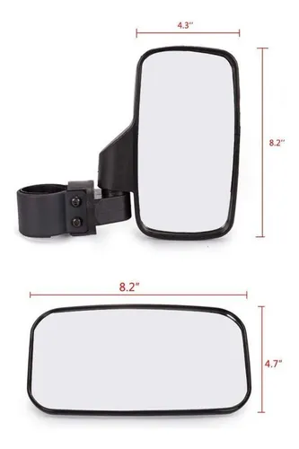 Espejo Retrovisor Lateral Y Espejo Central Utv Para Polaris
