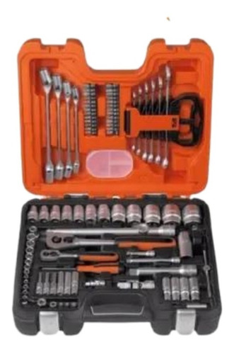 Kit Caja Juego Set Herramientas Llave Tubos 91 Pz S910 Bahco