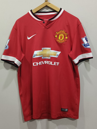 Camiseta Titular Manchester United, Nike, 2014, 10 Rooney