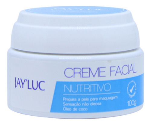  Creme Para Pele Facial Nutritivo Jayluc 100g Pré Maquiagem