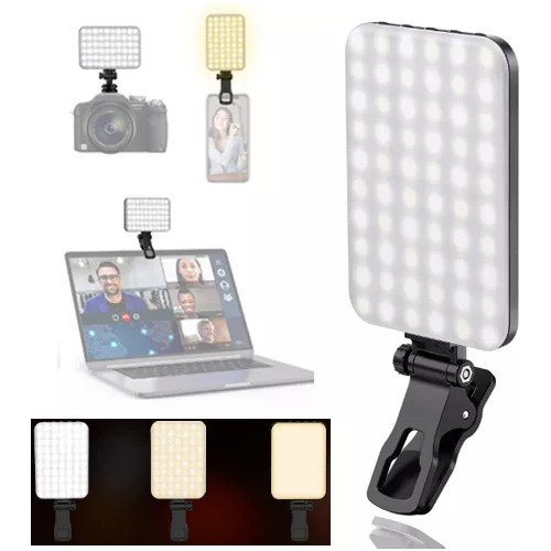 Luz Led Para Videoconferencia Para Smartphone Con Clip