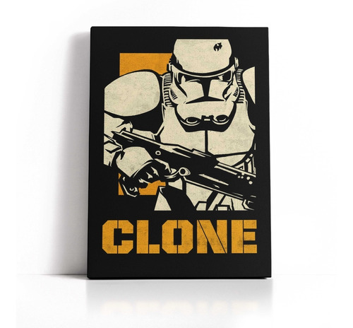 Cuadro Star Wars - Clone Trooper - Impreso En Lienzografia