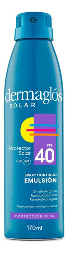 Dermaglós Protector Solar Fps 40 Spray Continuo