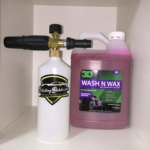 Foam Lance + Acople A Eleccion + 3d Wash N Wax