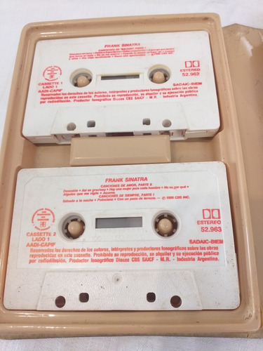 Frank Sinatra Cassettes En Estuche (1986)