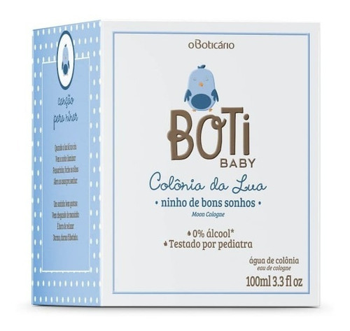 Imagem 2 de 4 de Colônia Da Lua Boti Baby 100 Ml O Boticário