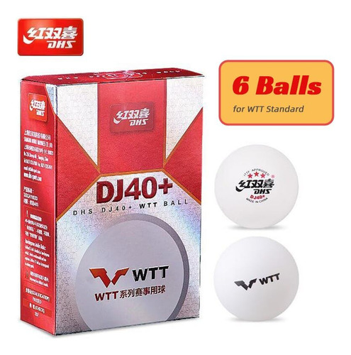 Juego De 6 Pelotas De Ping Pong Profesionales 3 Estrellas