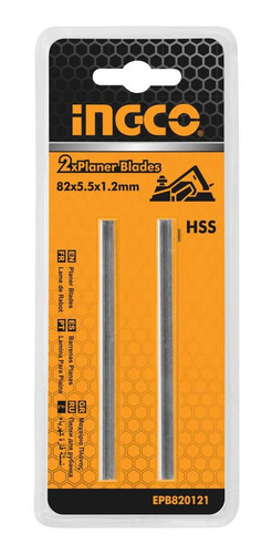 Imagen 1 de 5 de Cuchilla Para Cepillo 82x5.5x1.2mm Ingco G P
