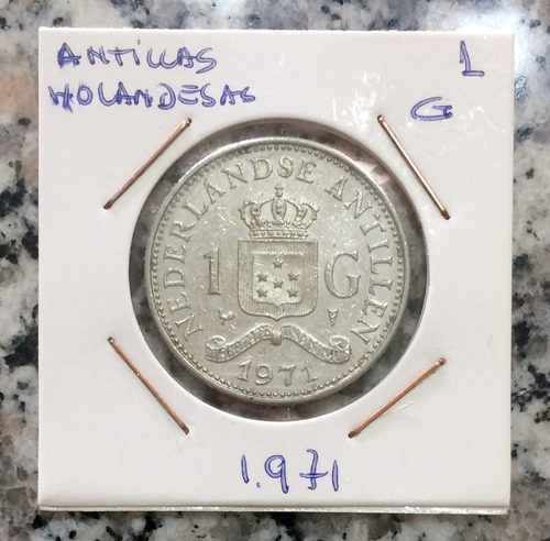 Moneda Antillas Holandesas Reina Juliana