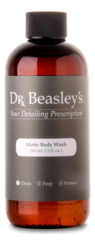 Dr. Beasleys Mp10d12 Matte Body Wash - 12 Onzas, Jabón Mat.