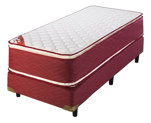 Sommier Gani Red Spring Pillow Top 1 plaza de 190cmx80cm