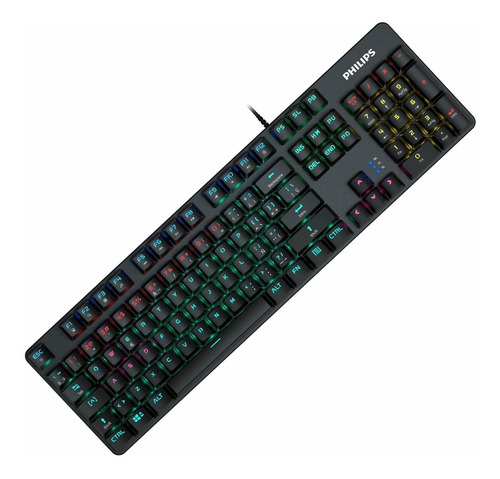 Teclado Mecanico Philips G401 Ambiglow Mixed Light Rgb 