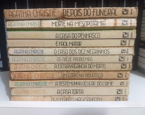 Coleção 11 Livros Agatha Christie Editora Record