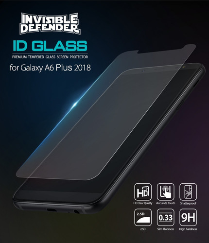 Imagen 6 de 10 de Vidrio Templado A6 A8 A8 Plus 2018 Ringke Pack X3 Unidades