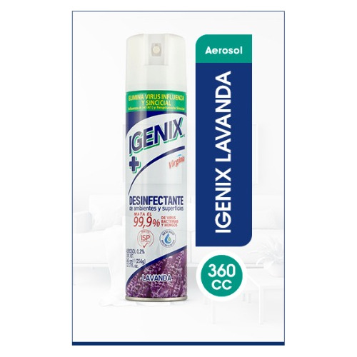 Desinfectante Spray  Igenix 360 Cc Lavanda