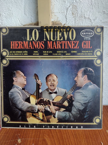 Hermanos Martínez Gil Lo Nuevo Disco De Vinil Lp