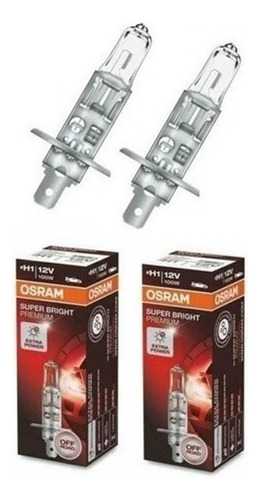 Bombillos Osram H1 12v 100w Juego X2 Super Bright Premium