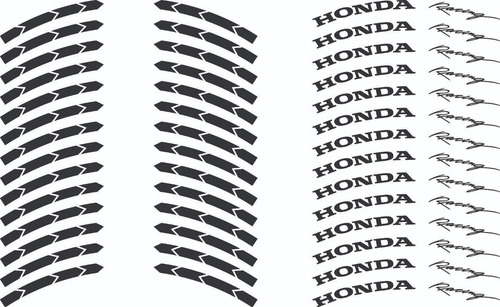 Imagen 10 de 10 de Calcos Honda Llantas + Regalo - 00150 Graficastuning