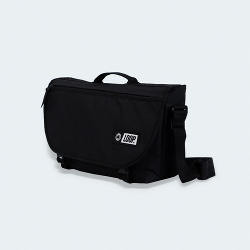 Morral Hombre Maletin Portanotebook Oficina Loop Cordura Color Negro