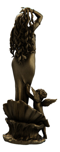 Estátua Afrodite - Deusa Do Amor - Versão 9 Cor Cor Ouro Velho