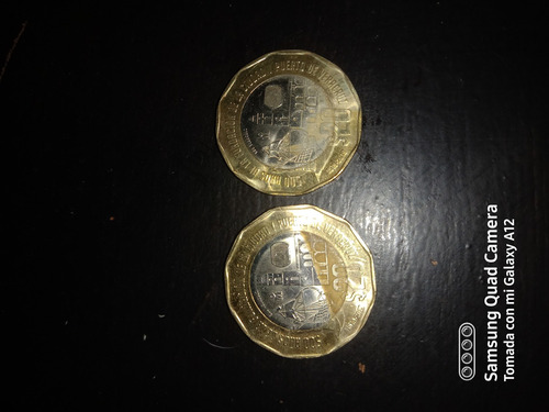 Monedas De 20 Pesos De La Fundación Y Puerto De Veracruz