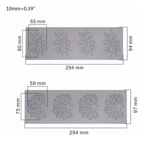 Pastel Glaseado De Hojas De Encaje Con Molde De Silicona