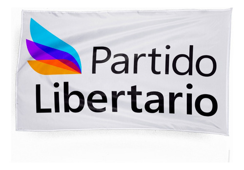 Banderas Políticas Partido Libertario 100x70cm. En 24hs !!