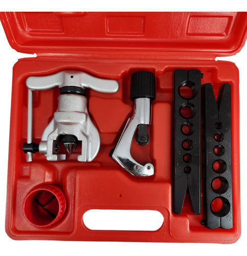 Kit Pestañadora Excentrica Con Torque Cortadora Escariador