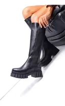 Comprar Botas Bucaneras Gamuza Elastizada Taco Fino Caña Súper Alta