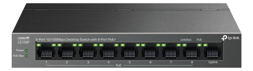 Tp-link Ls109p, Switch 9 Puertos 10/100 Mbps Con 8 Poe+
