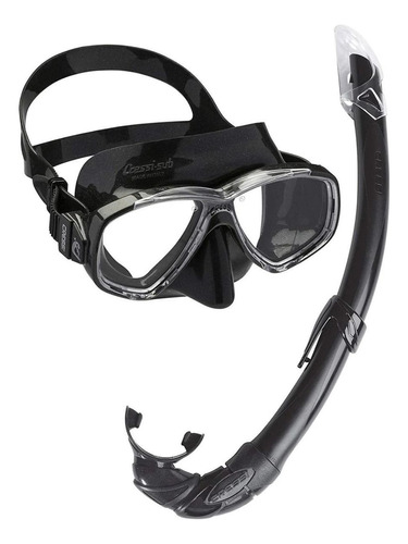 Máscara Y Snorkel Cressi, Modelo Perla Mare Buceo Snorkeling