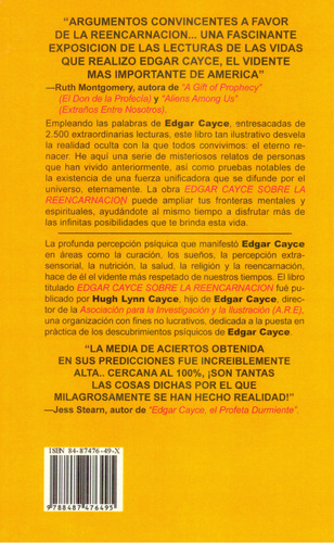 Edgar Cayce Sobre La Reencarnacion Casos reales plenamente documentados de re-nacimientos que te ayudaran a alcanzar todo el potencial de tu yo interior Tapa Blanda