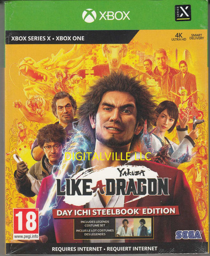 Yakuza Like A Dragon Day Ichi Steelbook Edition Xbox One