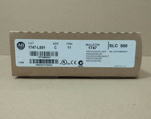 New  Allen-bradley 1747-l551 Slc Cpu Processor Unit Modu Aab