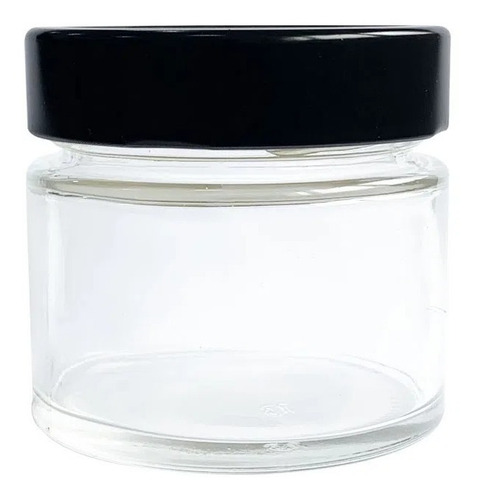 24 Potes De Vidro Pianezza 210ml Com Tampa Alta