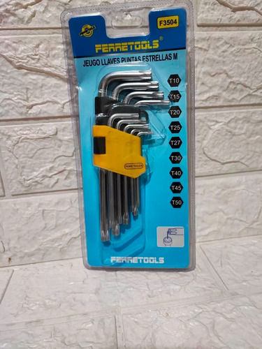 Set Juego De Llaves Punta Estrella F3504